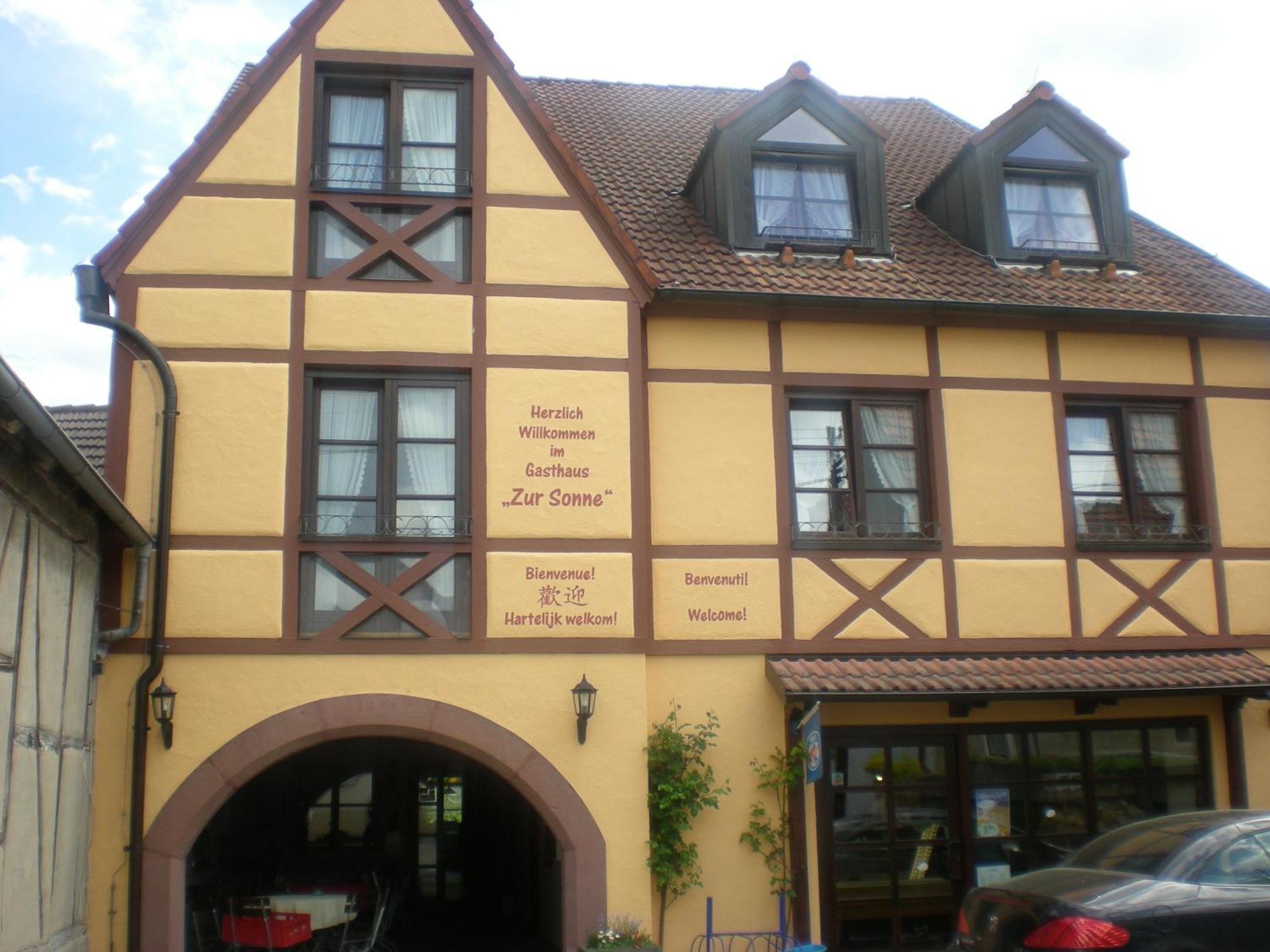 Gasthaus Sonne Gbr Trennfeld Zewnętrze zdjęcie