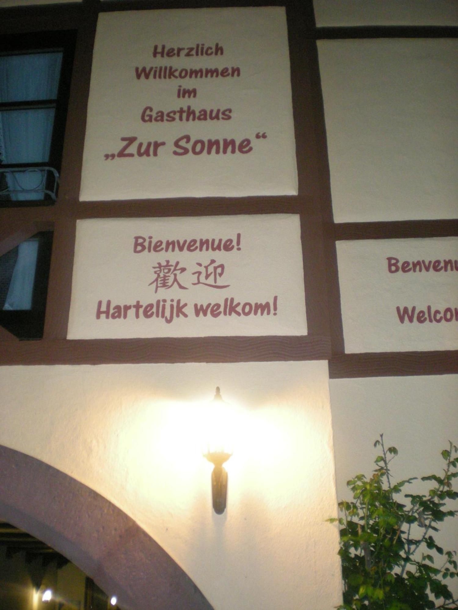Gasthaus Sonne Gbr Trennfeld Zewnętrze zdjęcie